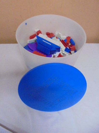 Large Container of Brix Blox Building Blocks