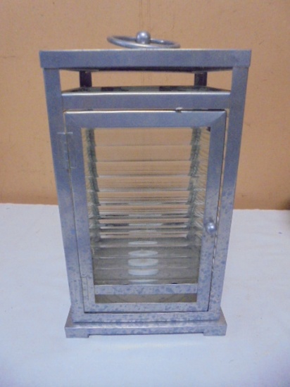 Metal & Glass Candle Lantern