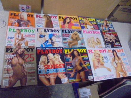 Group of 20 Playboy Magazines