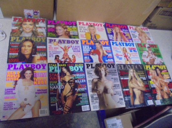 Group of 20 Playboy Magazines