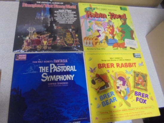 Group of 16 Vintage Disney LP Albums