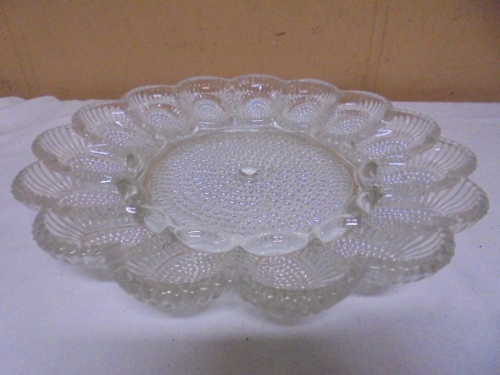 Vintage Indiana Glass Egg Plate