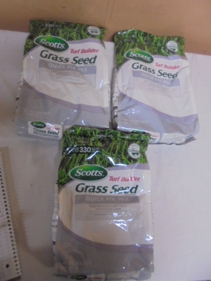 (3) Brand New 2lbs Bags of Scott's Quick Fix My Grass Seed