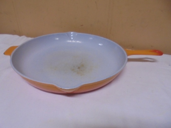 12in Porcelain Over Cast Iron Skillet