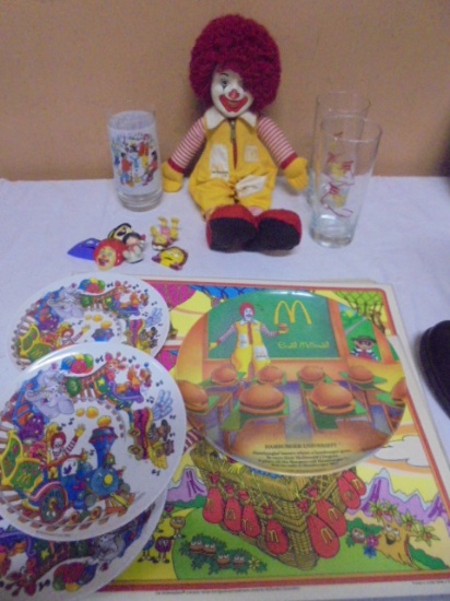 Large Group of Assorted Vintage McDonald's Items