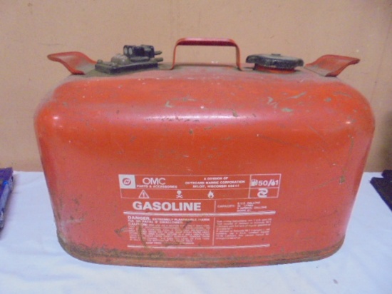 OMC Steel Outboard Motor Gas Tank
