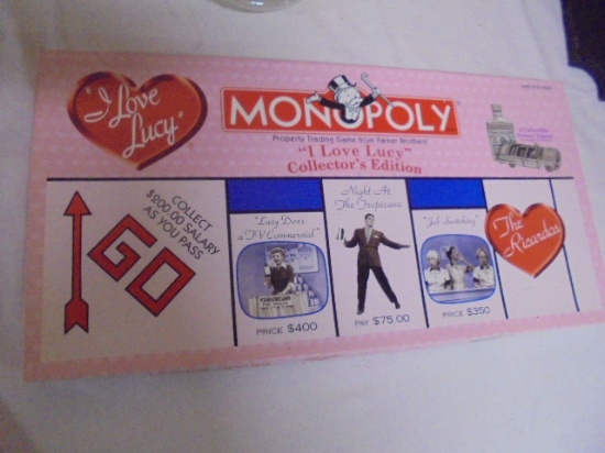 "I Love Lucy" Edition Monopoly Game