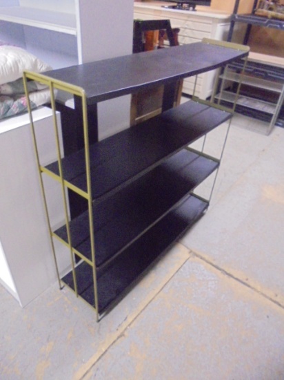 Vintage MCM Metal 4 Tier Shelf