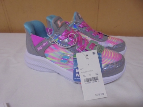 Brand New Pair of Girls Skechers Sports Slip-In Shoes