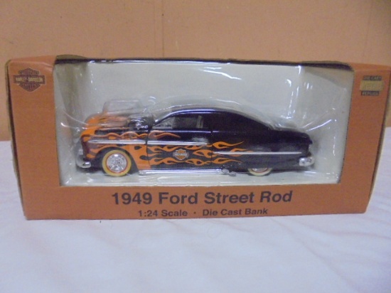 1:24 Scale Die Cast Harley-Davidson 1949 Ford Street Rod