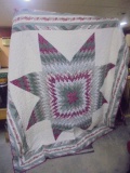 Beautiful Queen Size Star Pattern Quilt