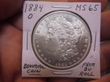 1884 O Mint Morgan Silver Dollar