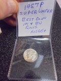1957 P Mint Silver Roosevlt Dime