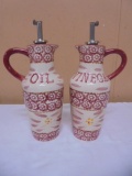 Temptations Old World Oil & Vinegar Bottles