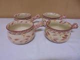 Set of 4 Temptations Old World 18oz Soup Bowls