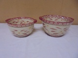 Set of 4 Temptations Old World 1qt & 1.5qt Mixing Bowls