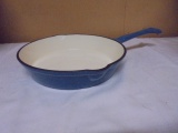 Porcelain Over Cast Iron Skillet