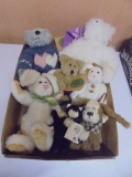 Group of 7 Boyd's Plush Animals