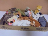 Group of 12 TY Beanie Babies