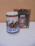1997 Budweiser Holiday Stein 