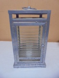 Metal & Glass Candle Lantern