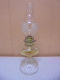 Vintage Glass Oil Lamp