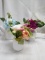 Set of 3 Artistry Designs 10”T Tabletop Decorative Artificial Plants
