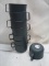 Set of 8 Grey Plastic Tabletop Mugs