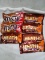 Qty 5 Heath Bar 2 Bar Pack/ qty 2 Caramel Cold Brew M&Ms