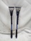 Pair of Blue DriveMXD Deluxe Ice Scrapers w/ Brushed