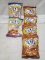 6Pc Bugles Corn Snacks Lot- (4) Caramel, (2) Cinnamon Toast Crunch