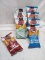 8Pc Uncle Rays Ass. Pork Rind Lot- (4) Salt&Vinegar, (3) Country Style, (1) BBQ