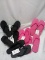 6 Pairs of Assorted Color Ladies Flip Flops- Small (5/6)