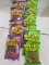 Qty 11 Rip Rolls 40 Inch- Grape, Green Apple
