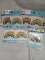 Qty 6 Rainbow Foil Balloon/ Zip Top Treat Bags 16ct