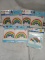 Qty 6 Rainbow Foil Balloon/ Zip Top Treat Bags 16ct