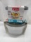 Qty 2 Large Bowls with Lids 6.2 cups Leak Resistant plastic storage container
