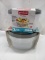 Qty 2 Large Bowls with Lids 6.2 cups Leak Resistant plastic storage container