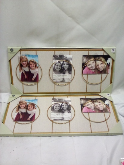 Pair of Willow Spring Gold Finish Decorative Picture Frames