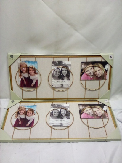Pair of Willow Spring Gold Finish Decorative Picture Frames