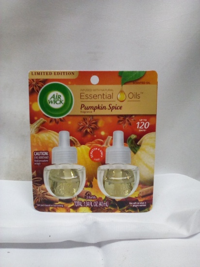 Twin Pack of Air Wick Limited Edition Pumpkin Spice Refills