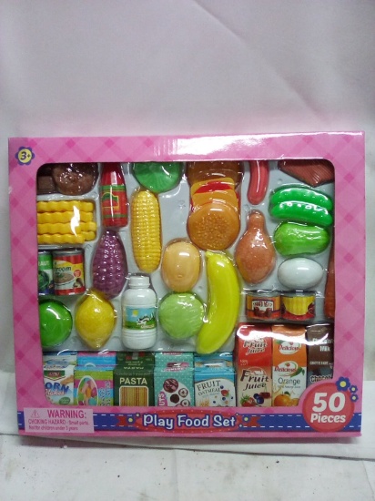 50Pc Play Food Set for Ages 3+