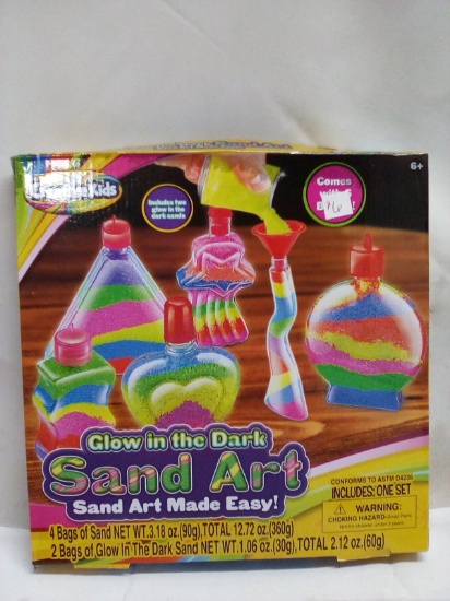 Creative Kids GLOW in the DARK Sand Art Kit for Ages 6+