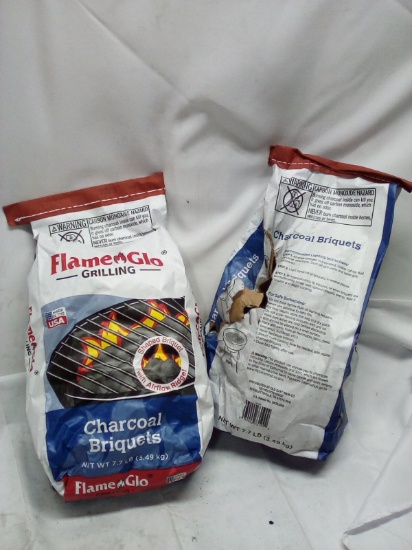 2 Kingsford 7.7Lbs Bags of Grilling Charcoal Briquetes