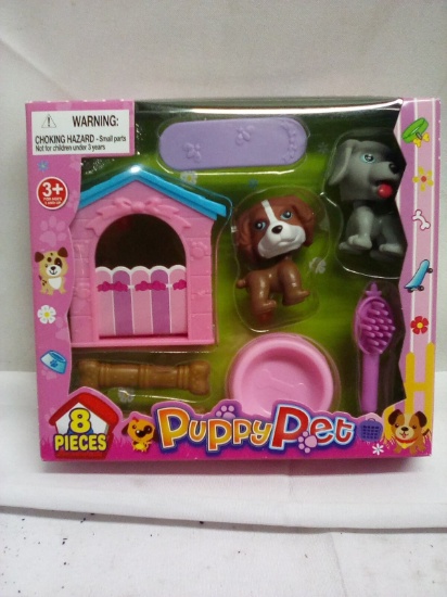 8Pc Puppy Pet Set for Ages 3+