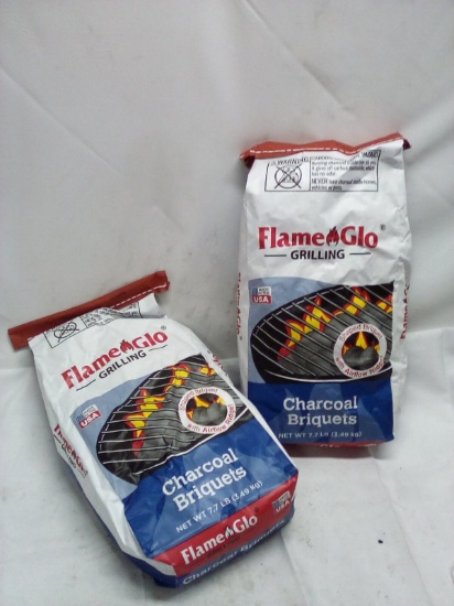 2 Kingsford 7.7Lbs Bags of Grilling Charcoal Briquetes