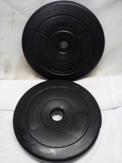 Qty 2- 5lb Weight Plate