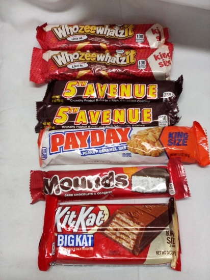 Qty 7 Candy Bar Lot