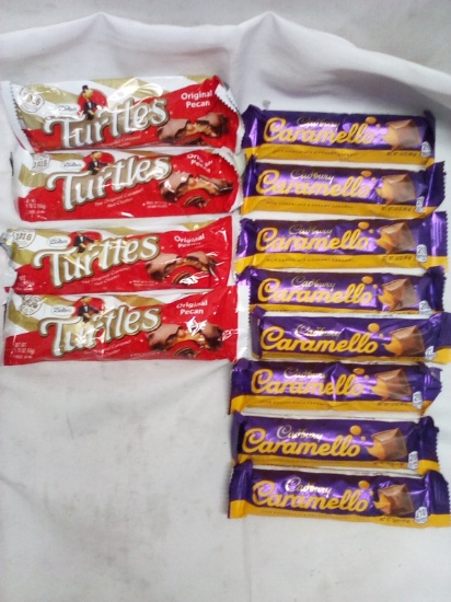 Qty 4 Turtles Original Pecan/ Qty 8 Caramello
