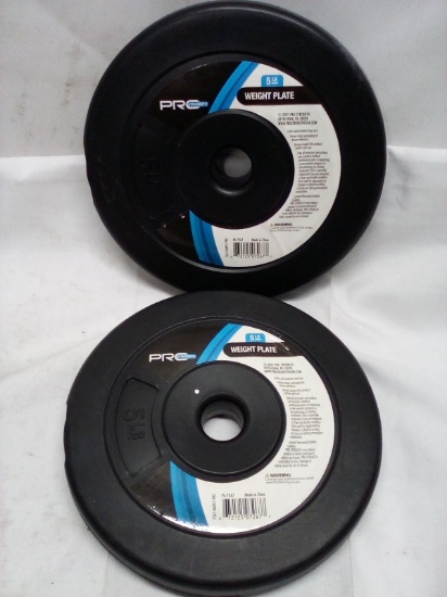 Qty 2- 5lb Weight Plate